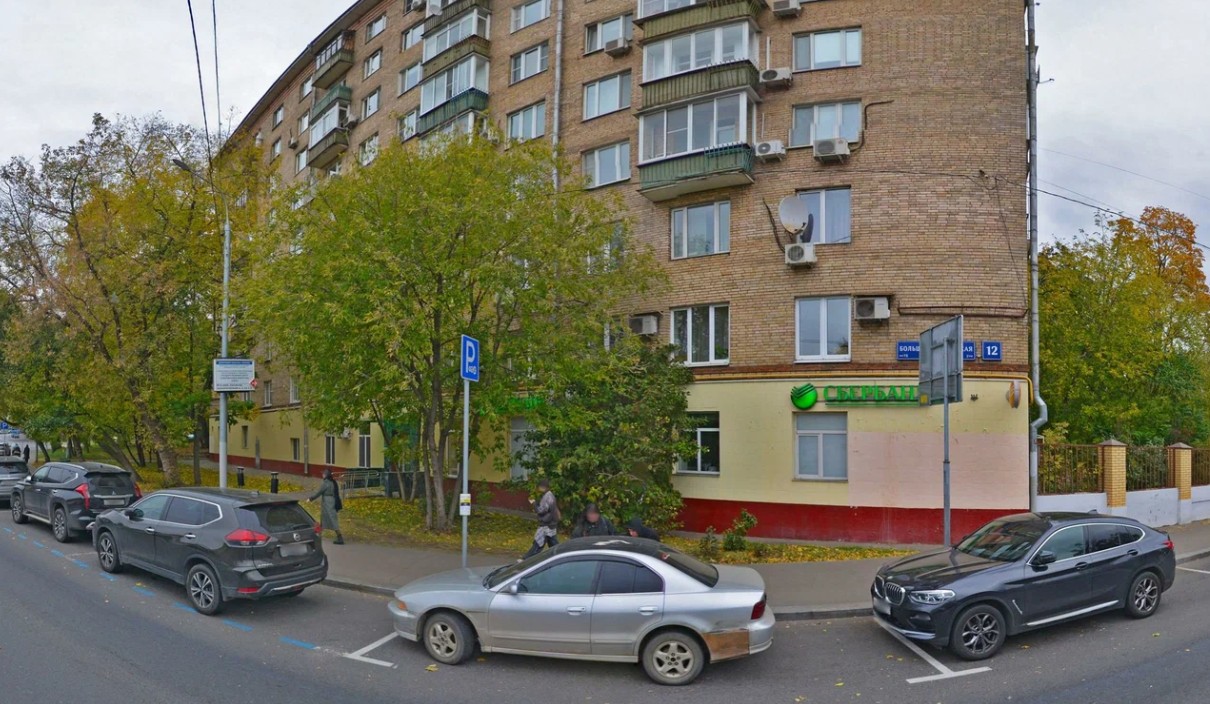 фасад дома, здание по адресу г Москва, ул Большая Грузинская, д 12